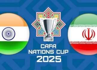 কাফা নেশনস কাপে ভারত হারলো ইরানের বিরুদ্ধে